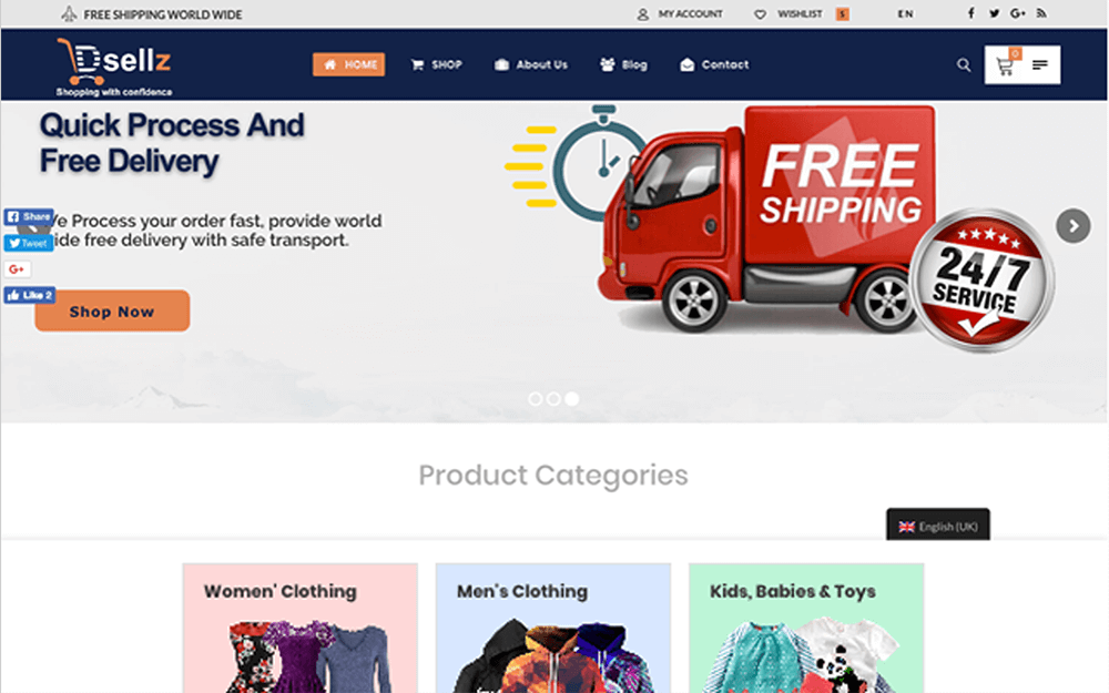 online shopping website design leicester